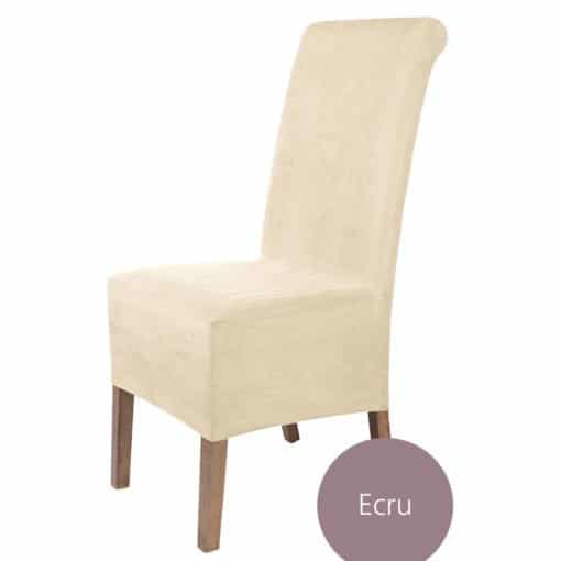 revêtement pour chaises et sièges Bordeaux SCHEFFLER-Home Housse de Chaise élastique « Mia » en Microfibre Lot de 6 Housse de Chaise élégante 